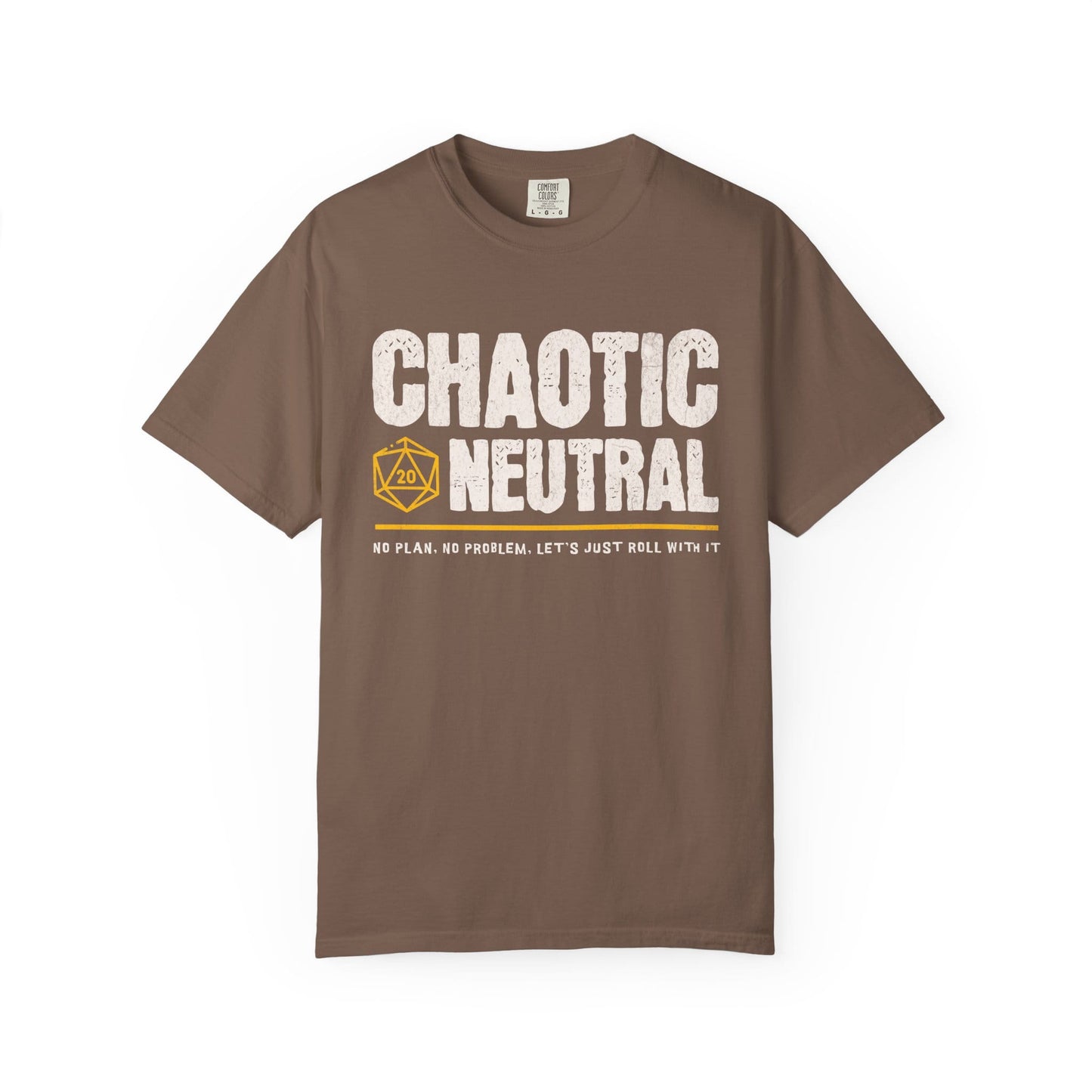 Chaotic Neutral Shirt - D&D Alignment T-shirt - Comfort Colors