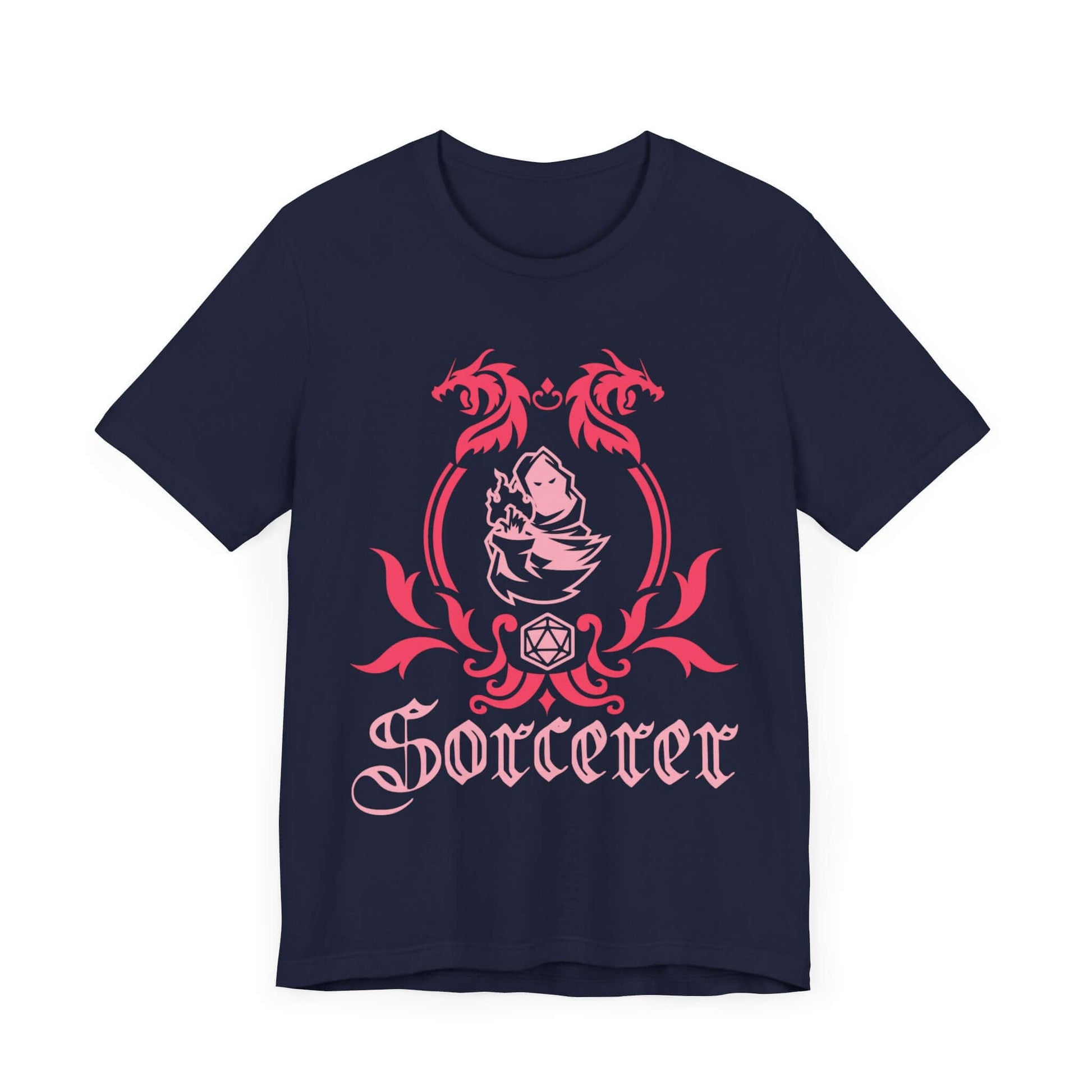 D&D Sorcerer Class Emblem T-Shirt Color: Navy Size: S