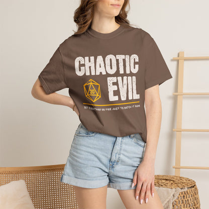 Chaotic Evil Shirt - D&D Alignment T-shirt - Comfort Colors
