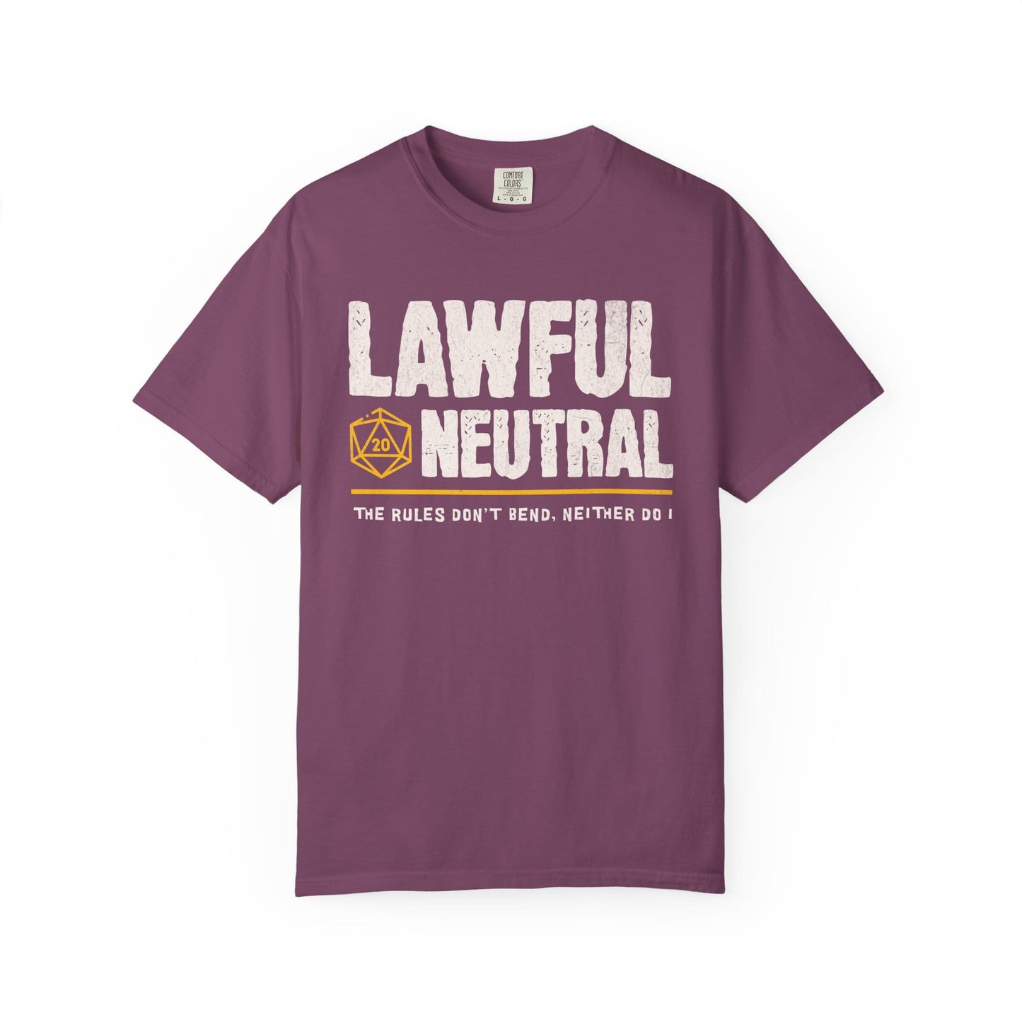 Lawful Neutral Shirt - D&D Alignment T-shirt - Comfort Colors