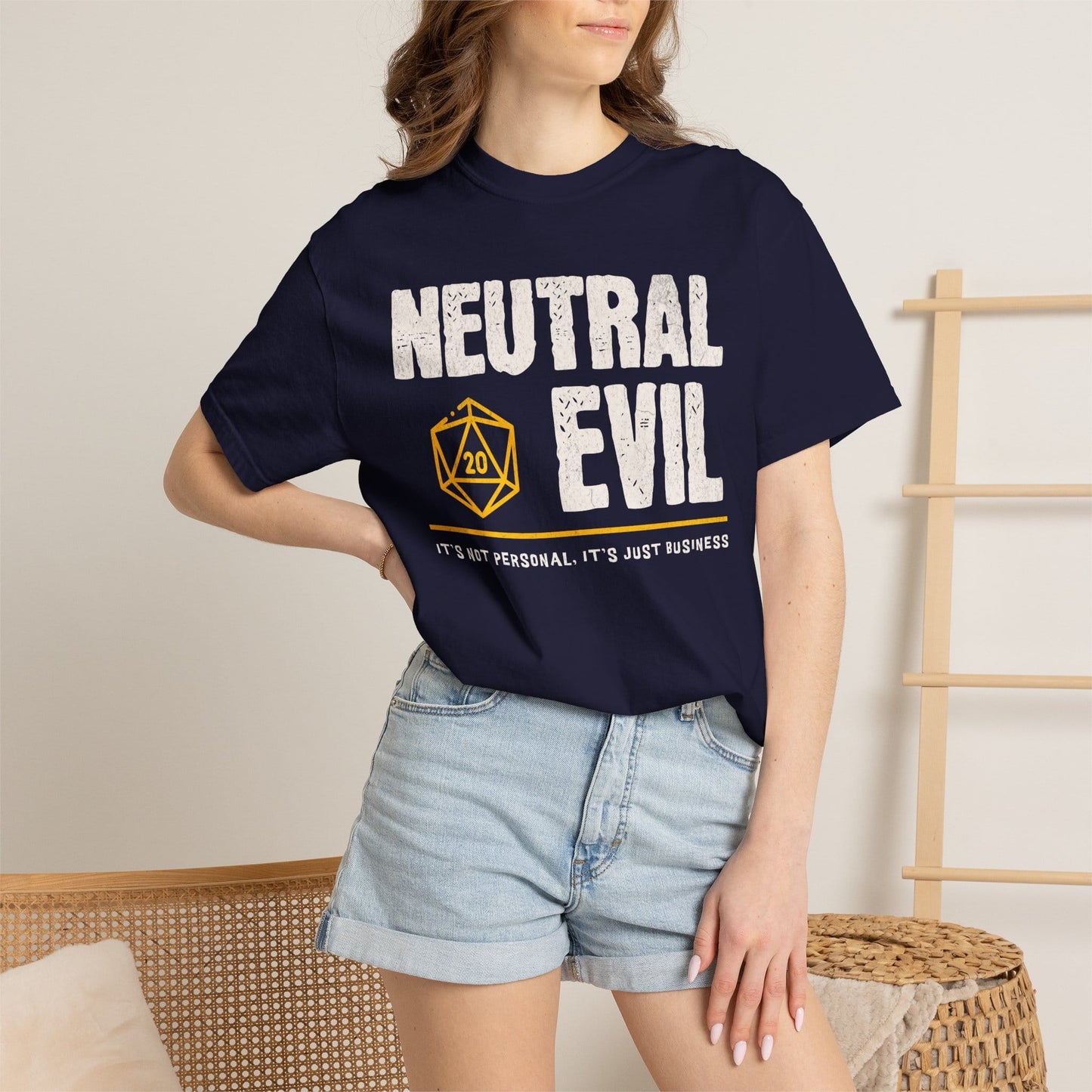 Neutral Evil Shirt - D&D Alignment T-shirt - Comfort Colors