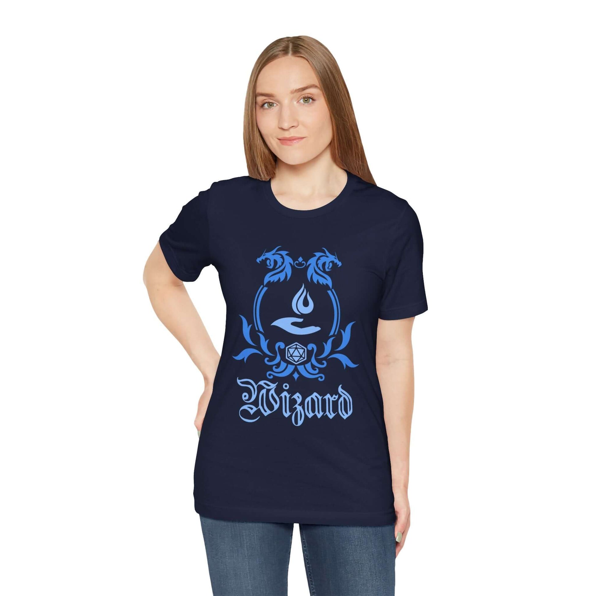 D&D Wizard Class Emblem T-Shirt Color: Black Size: S