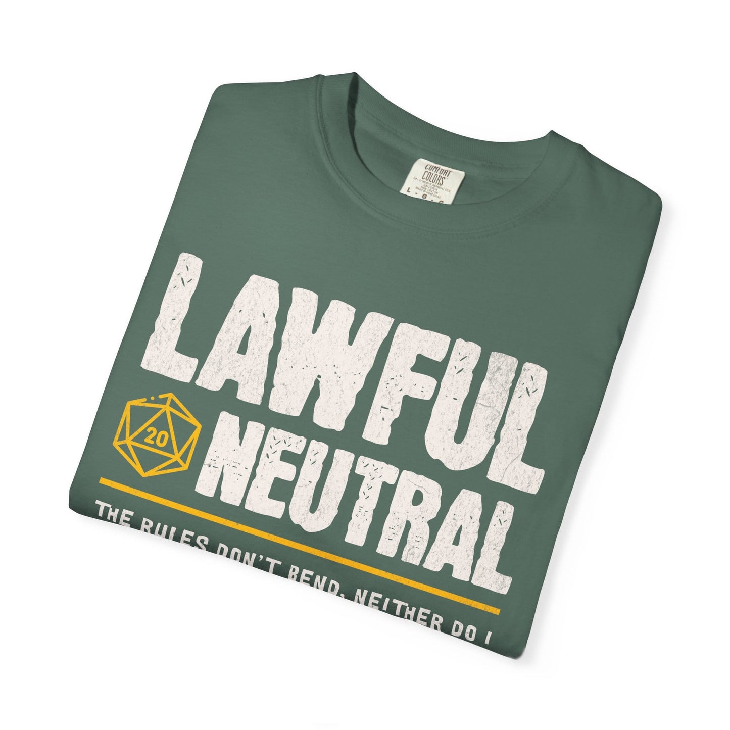 Lawful Neutral Shirt - D&D Alignment T-shirt - Comfort Colors