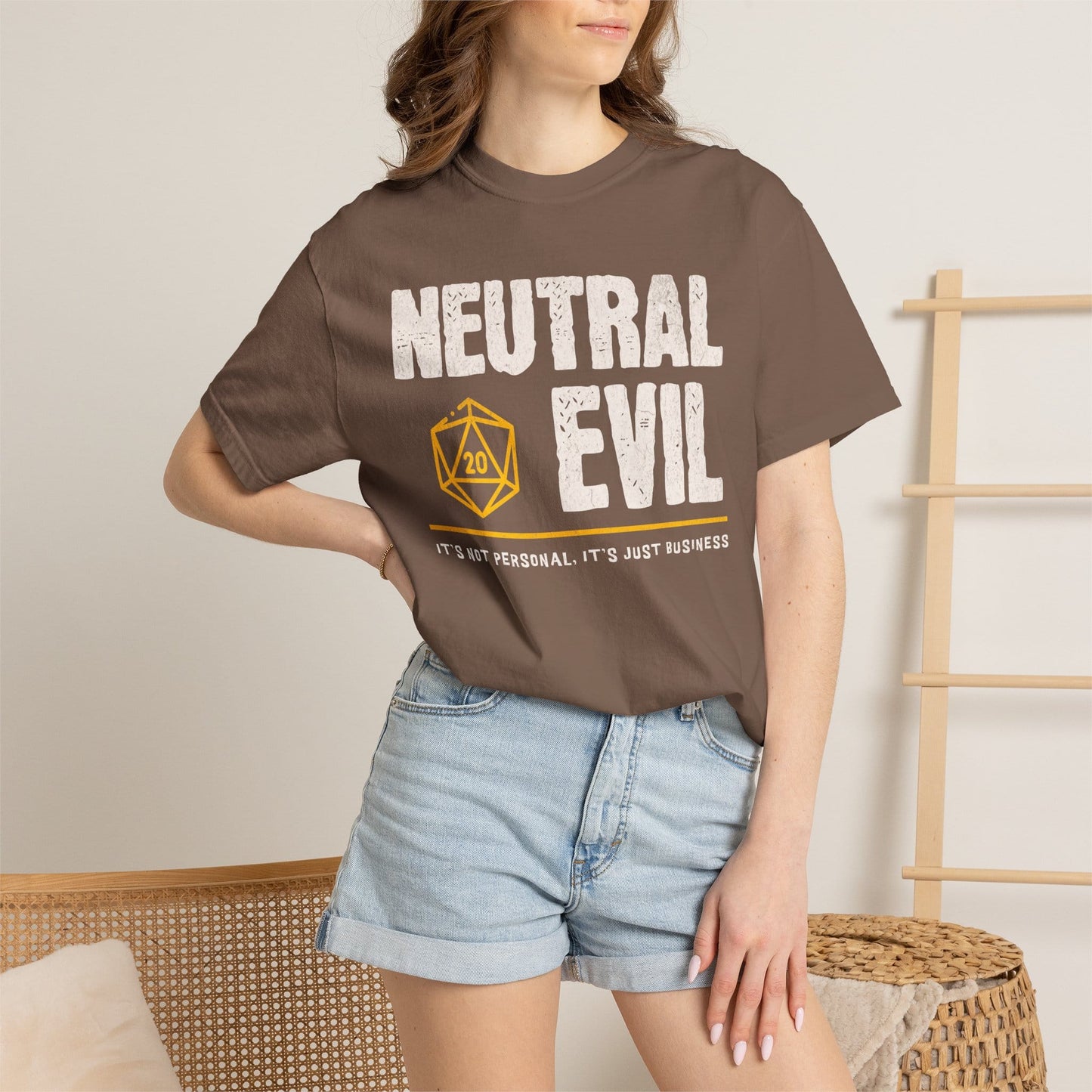 Neutral Evil Shirt - D&D Alignment T-shirt - Comfort Colors