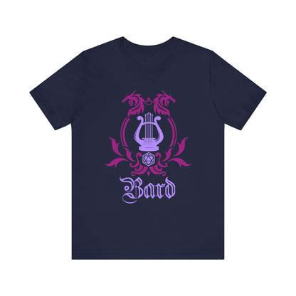 D&D Bard Class Emblem T-Shirt Color: Navy Size: S