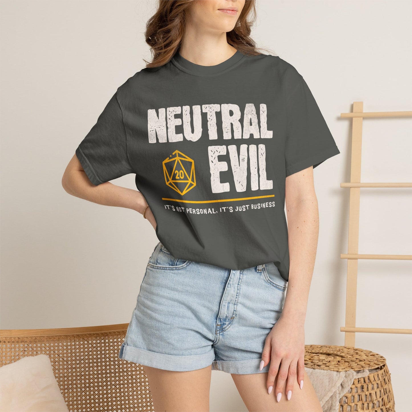 Neutral Evil Shirt - D&D Alignment T-shirt - Comfort Colors