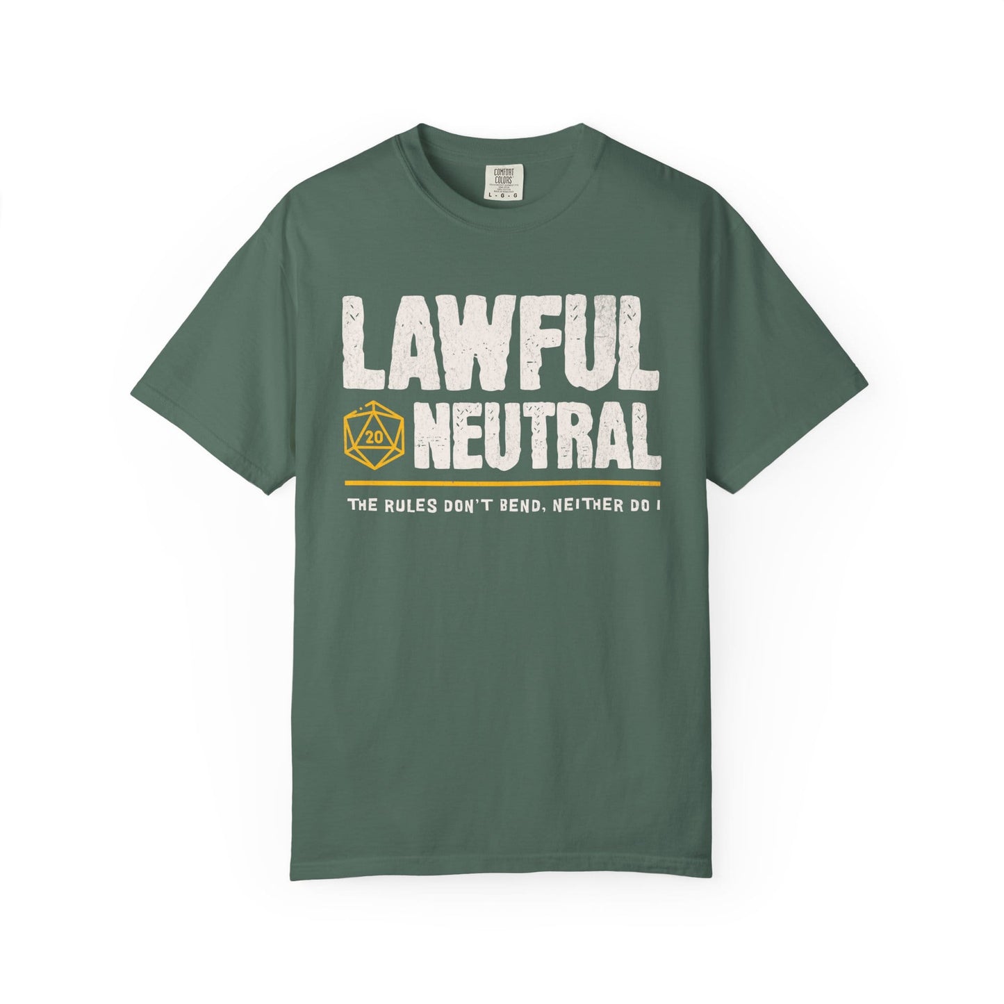 Lawful Neutral Shirt - D&D Alignment T-shirt - Comfort Colors