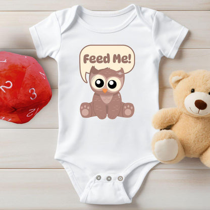 D&D Baby Bodysuit Owlbear Feed Me