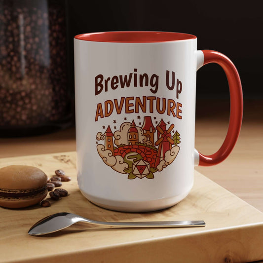 D&D DM Mug Brewing Up Adventure Size: 11oz Color: Black