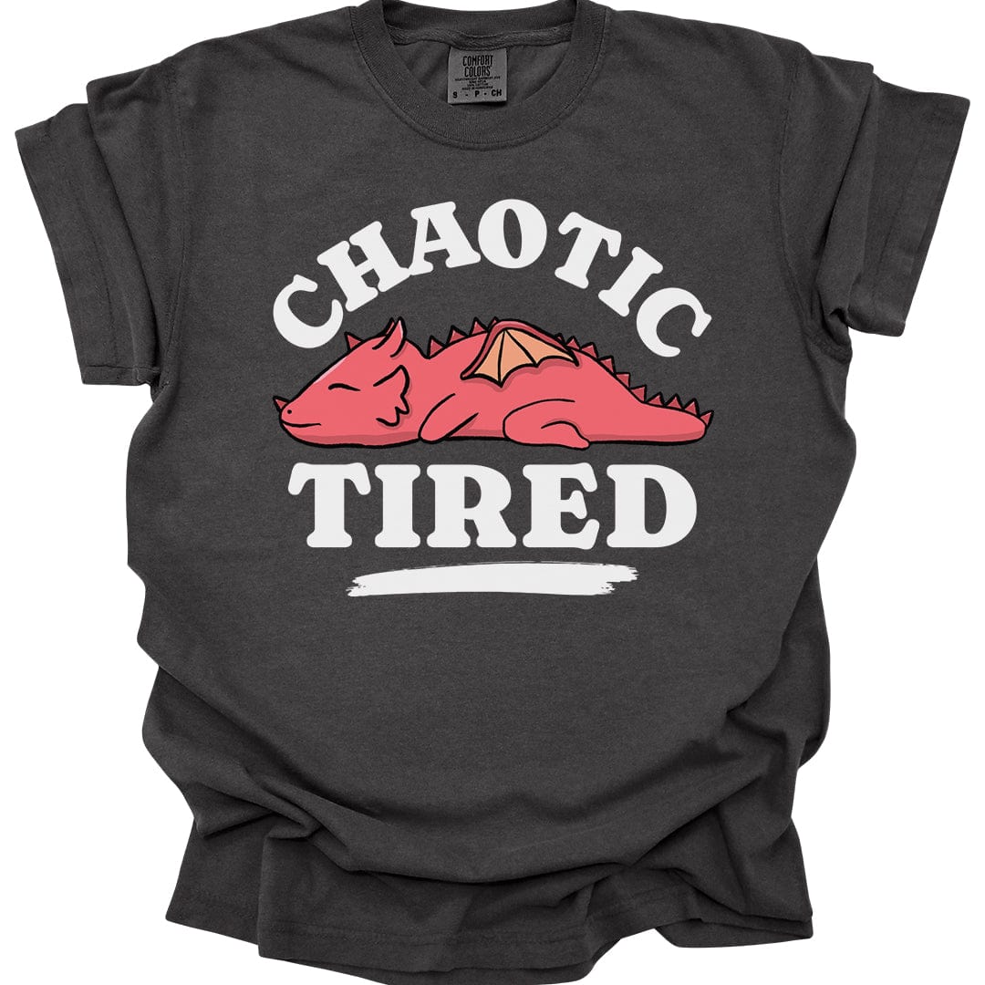 Printify T-Shirt Pepper / S Alignment: Chaotic Tired T-shirt - Comfort Colors