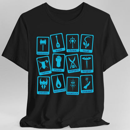 Printify T-Shirt Black / S All DnD Classes T-Shirt