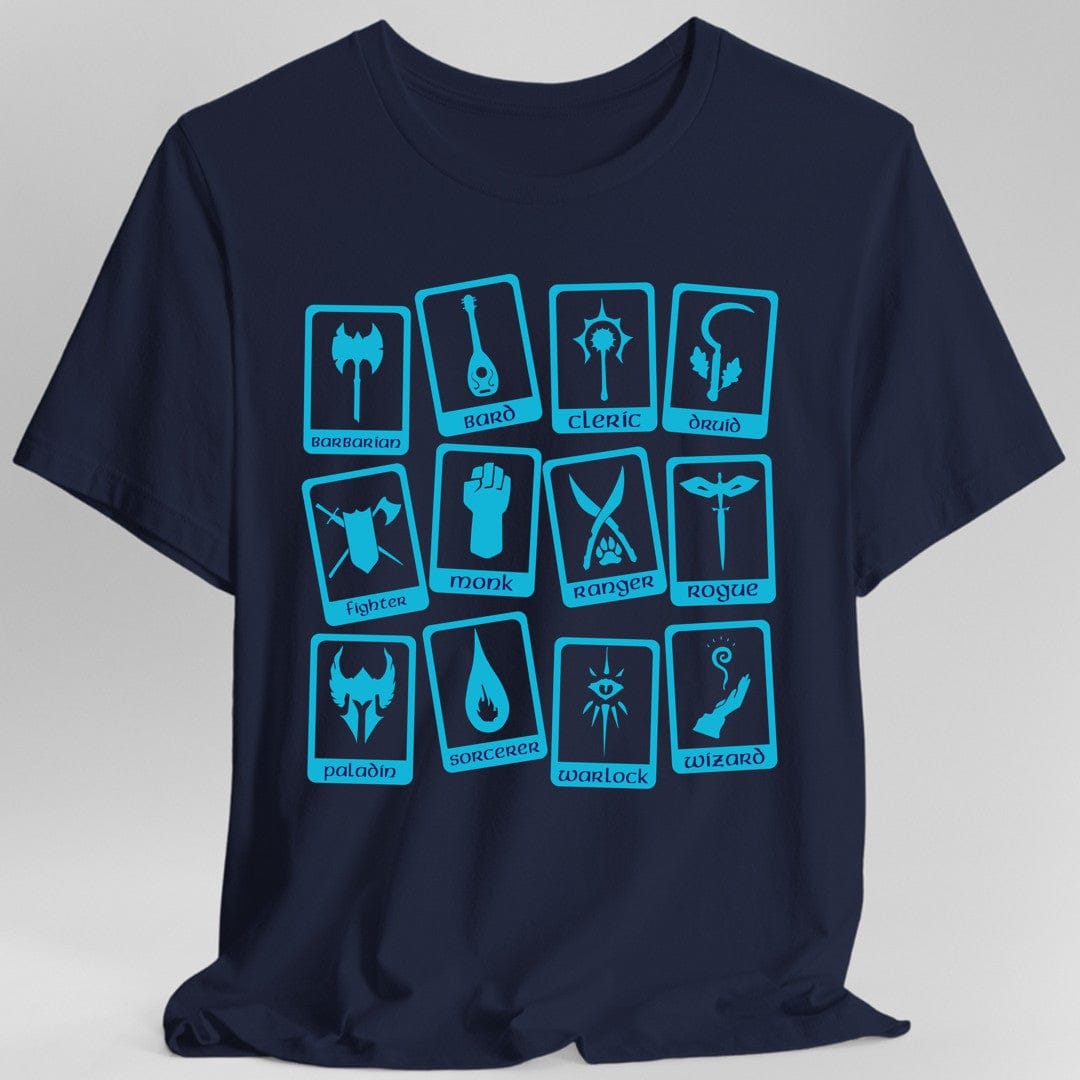 Printify T-Shirt Navy / S All DnD Classes T-Shirt
