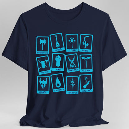 Printify T-Shirt Navy / S All DnD Classes T-Shirt
