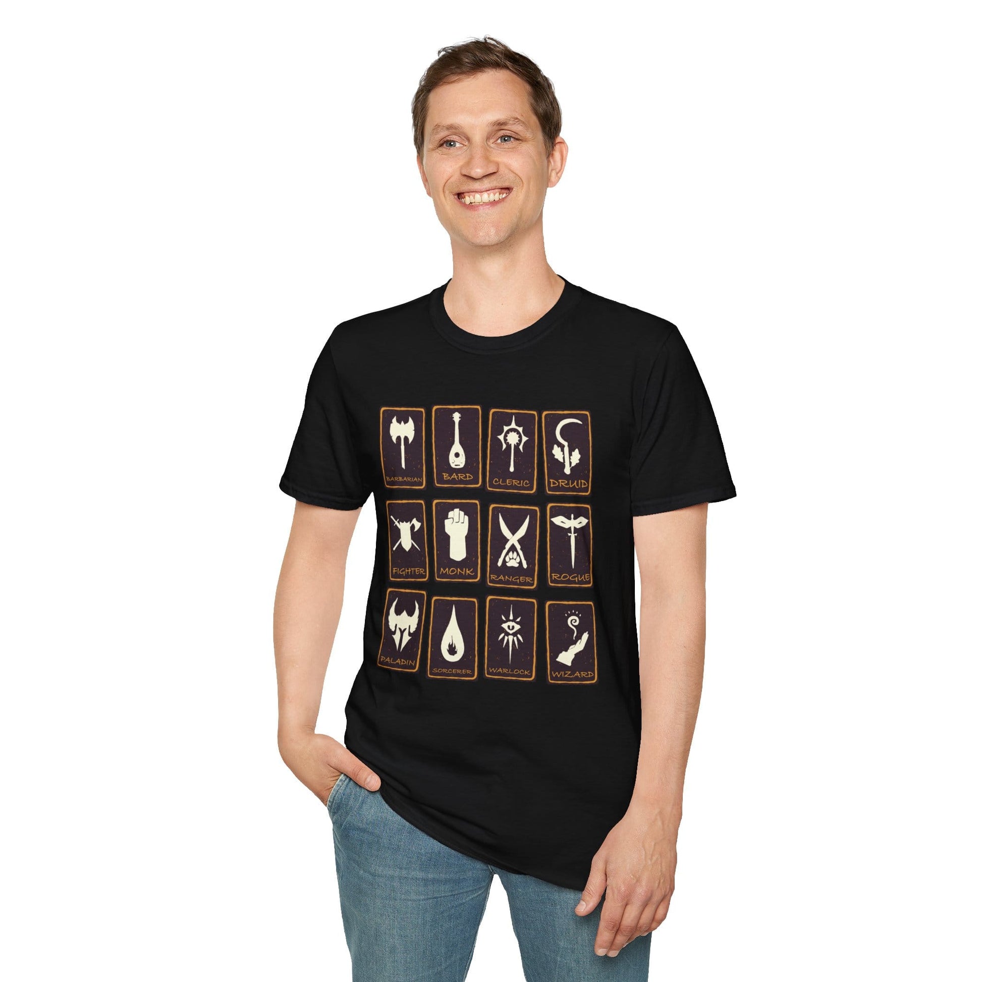 Printify T-Shirt All DnD Classes Tarot T-Shirt