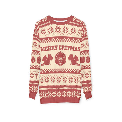 D&D Ugly Christmas Sweater Sweatshirt All Over Prints XS