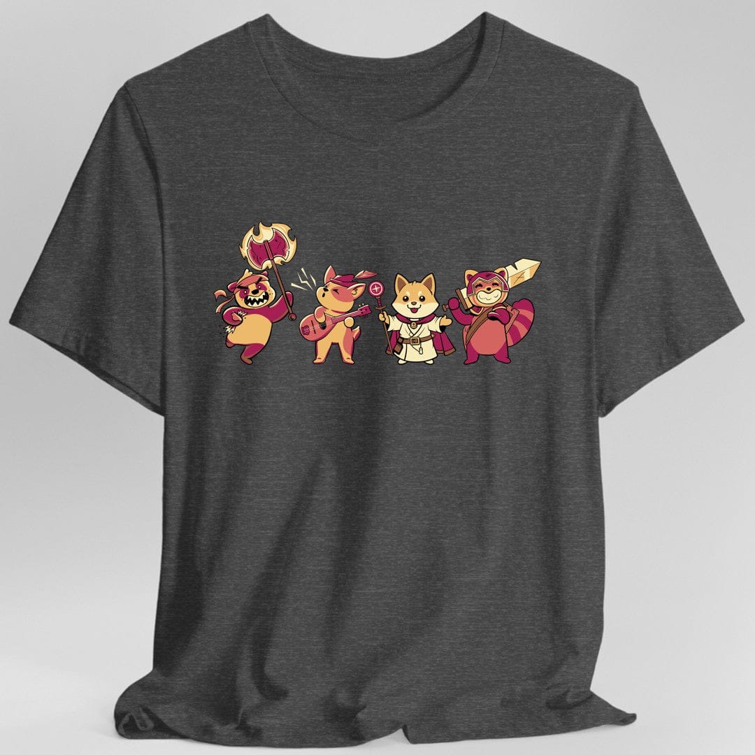 Printify T-Shirt Dark Heather / S Animal Adventurers T-Shirt