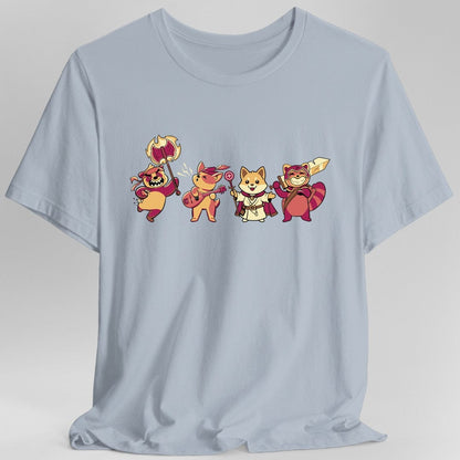 Printify T-Shirt Light Blue / S Animal Adventurers T-Shirt