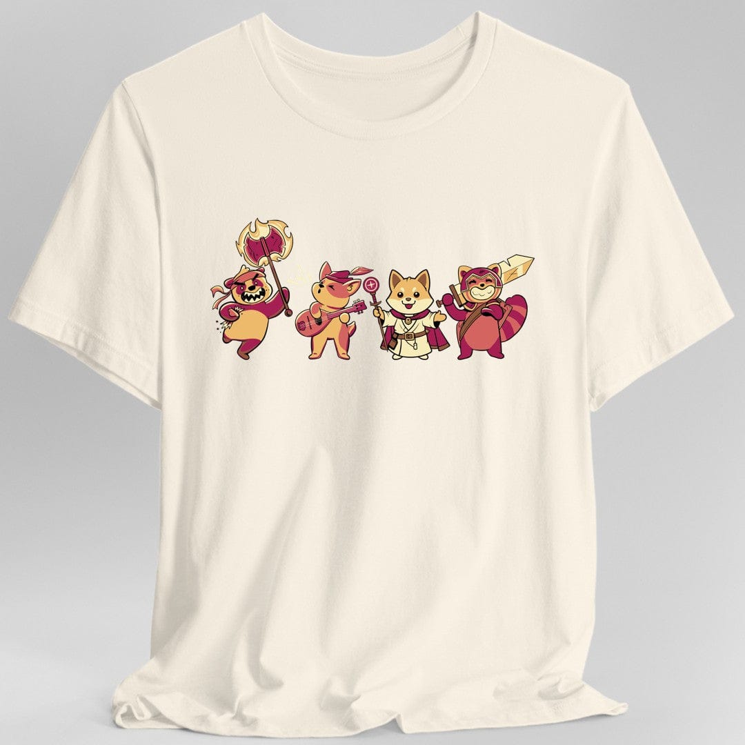 Printify T-Shirt Natural / S Animal Adventurers T-Shirt