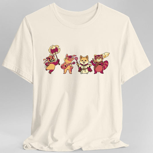 Printify T-Shirt Natural / S Animal Adventurers T-Shirt