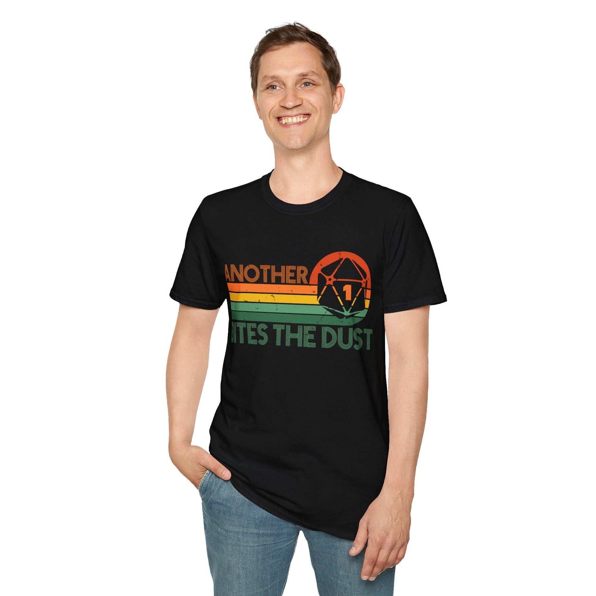 Printify T-Shirt Another One Bites The Dust Dice Shirt