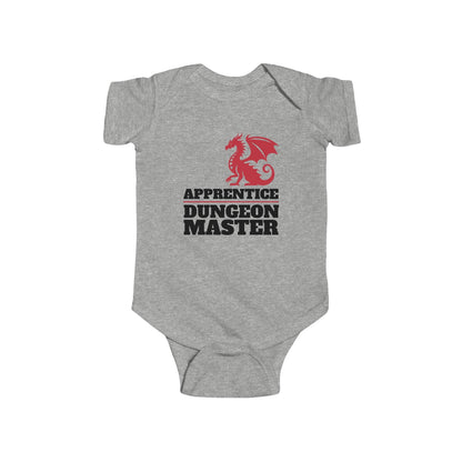 Printify Kids clothes Athletic Heather / NB (0-3M) Apprentice Dungeon Master Baby Bodysuit