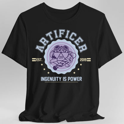Printify T-Shirt Black / S Artificer Class Pastel DnD T-Shirt
