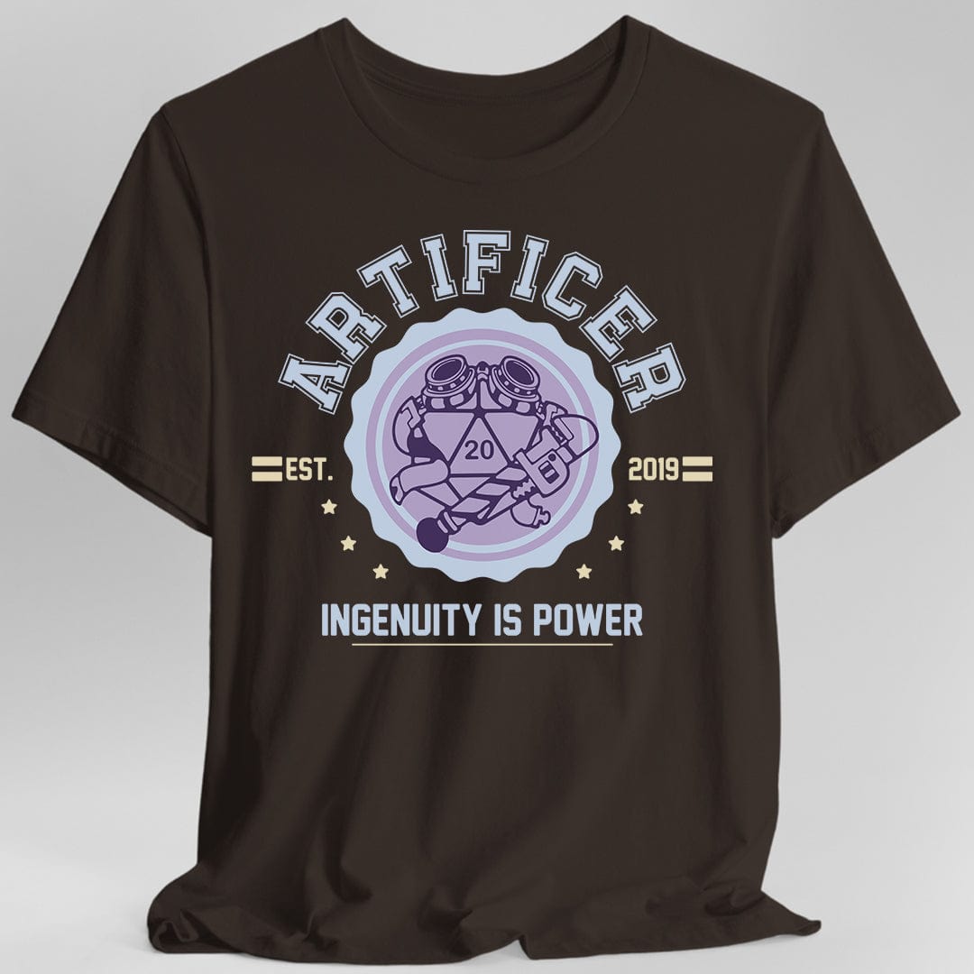 Printify T-Shirt Dark Chocolate / S Artificer Class Pastel DnD T-Shirt