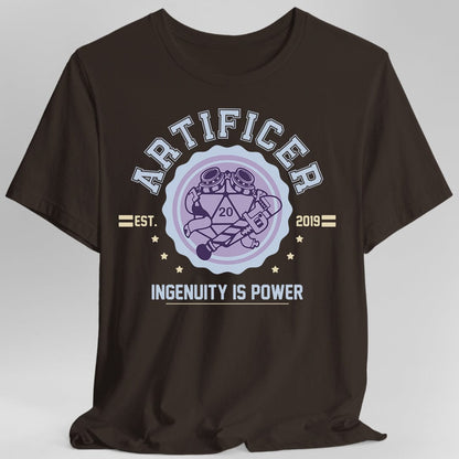 Printify T-Shirt Dark Chocolate / S Artificer Class Pastel DnD T-Shirt