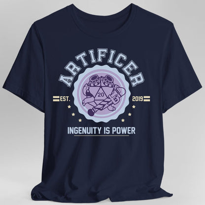 Printify T-Shirt Navy / S Artificer Class Pastel DnD T-Shirt