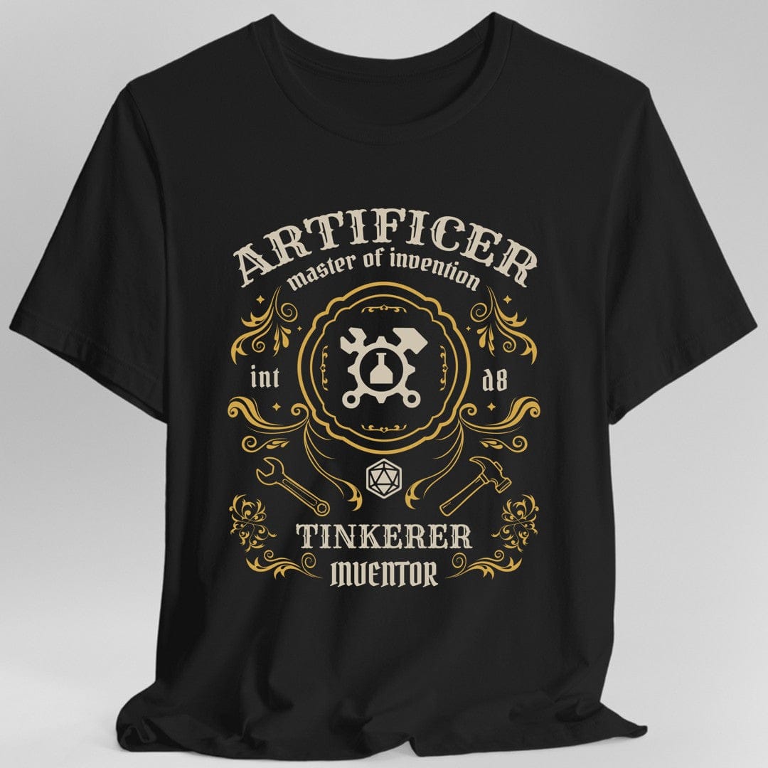 Printify T-Shirt Black / S Artificer Class Vintage Label T-Shirt