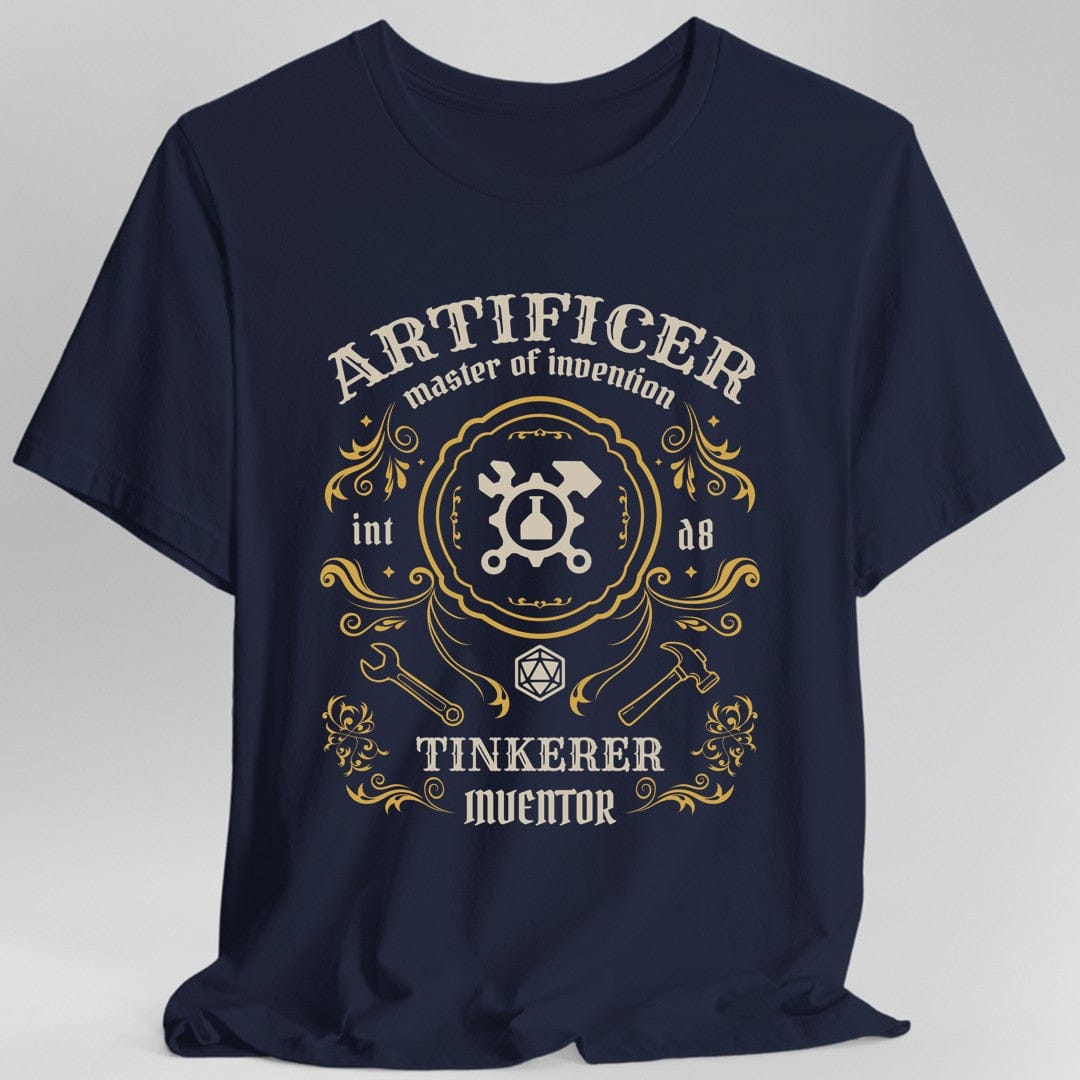 Printify T-Shirt Navy / S Artificer Class Vintage Label T-Shirt