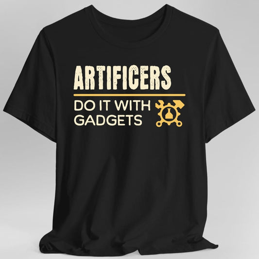 Printify T-Shirt Black / S Artificers Do It With Gadgets T-Shirt
