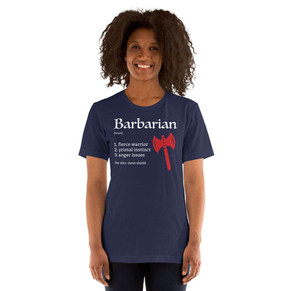 Printify T-Shirt Barbarian Class Definition T-Shirt