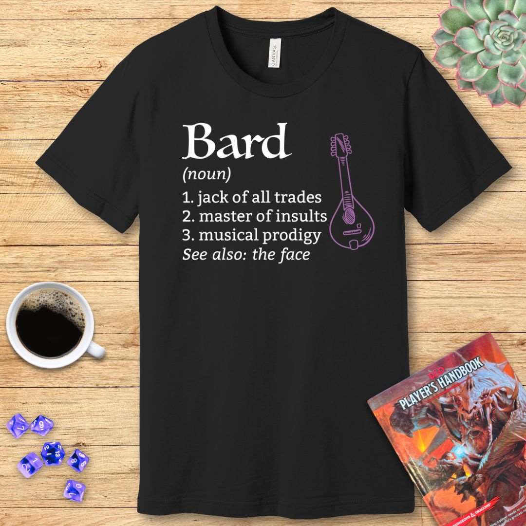 Printify T-Shirt Bard Class Definition T-Shirt