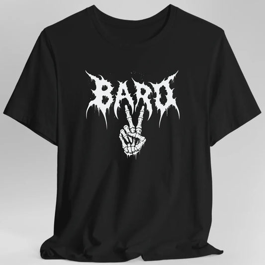 Printify T-Shirt Black / S Bard Heavy Metal T-Shirt