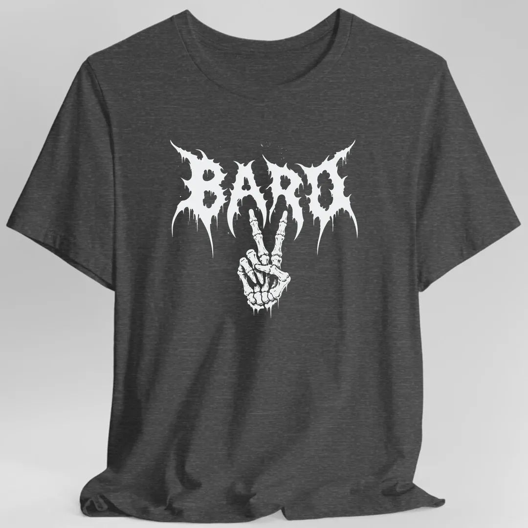 Printify T-Shirt Dark Heather Grey / S Bard Heavy Metal T-Shirt
