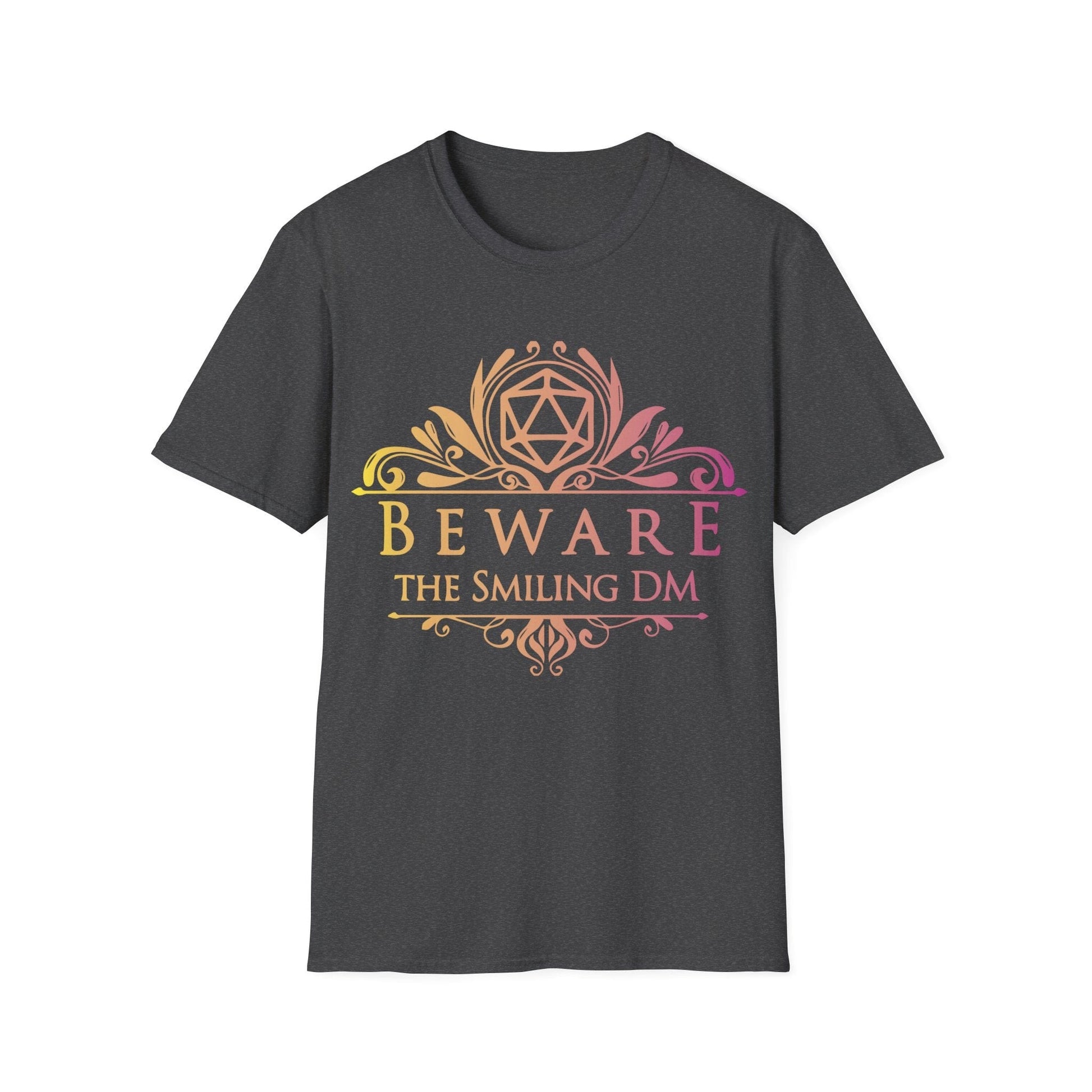 Printify T-Shirt Dark Heather / S Beware the Smiling DM Shirt