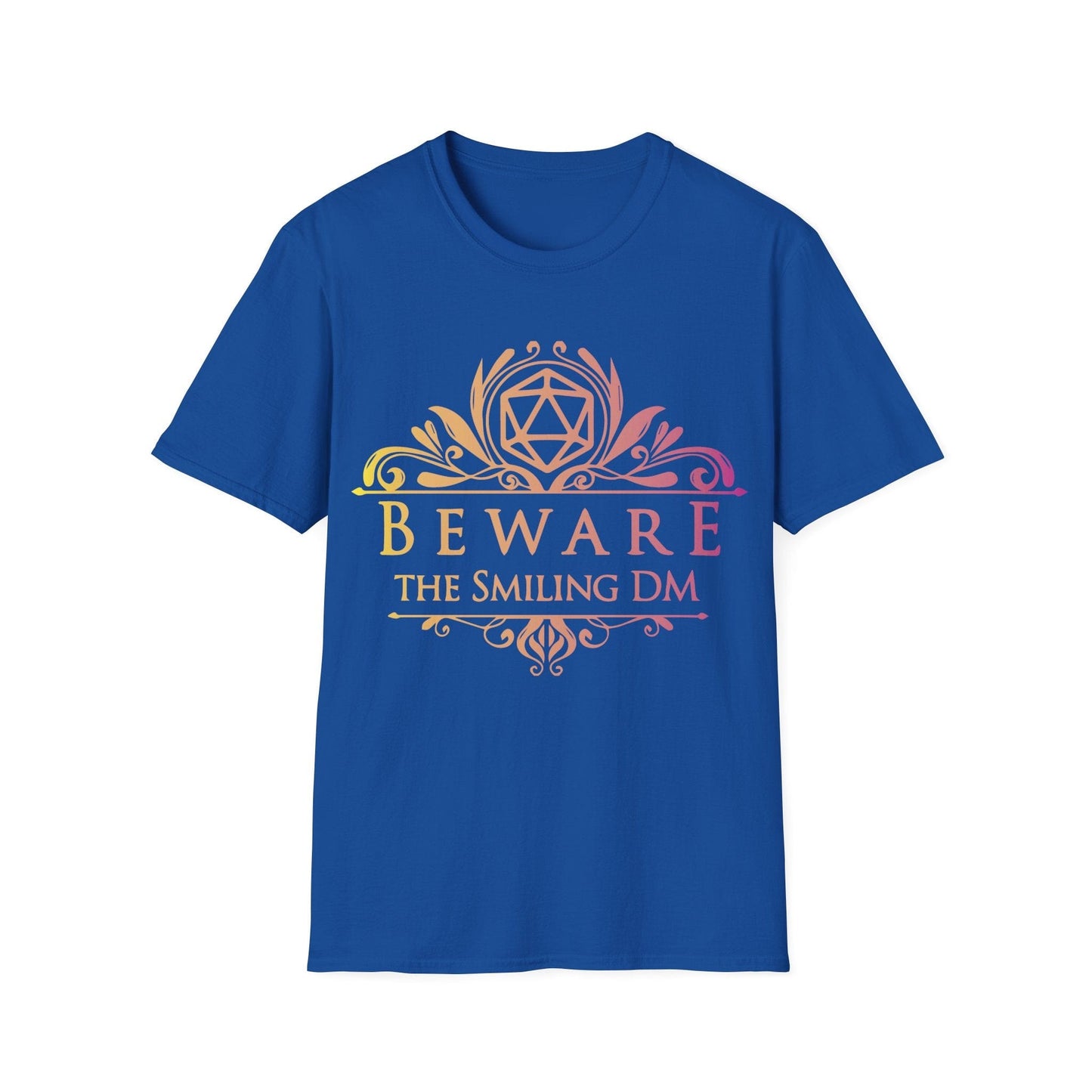 Printify T-Shirt True Royal / S Beware the Smiling DM Shirt