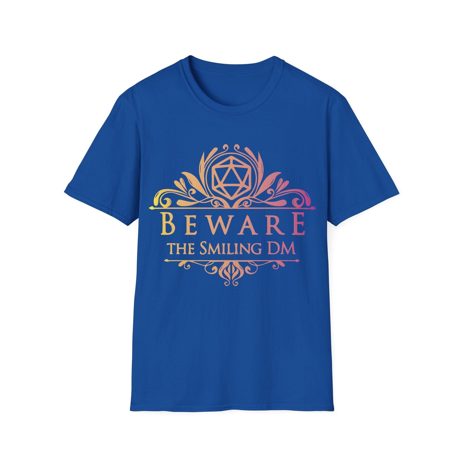 Printify T-Shirt True Royal / S Beware the Smiling DM Shirt