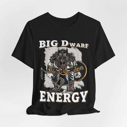 Printify T-Shirt Black / S Big D (Dwarf) Energy T-Shirt