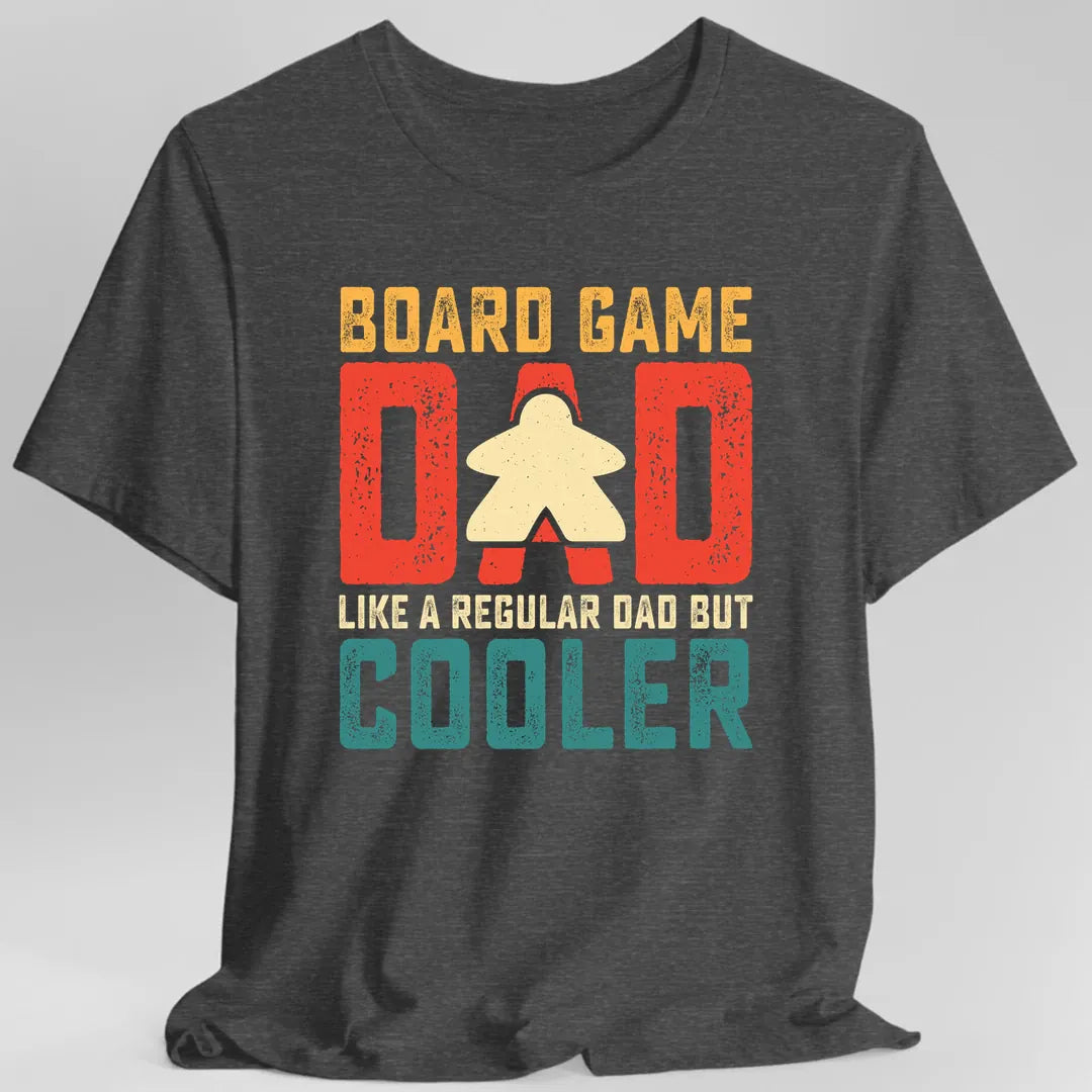 Printify T-Shirt Dark Heather / S Board Game Dad Father's Day T-Shirt