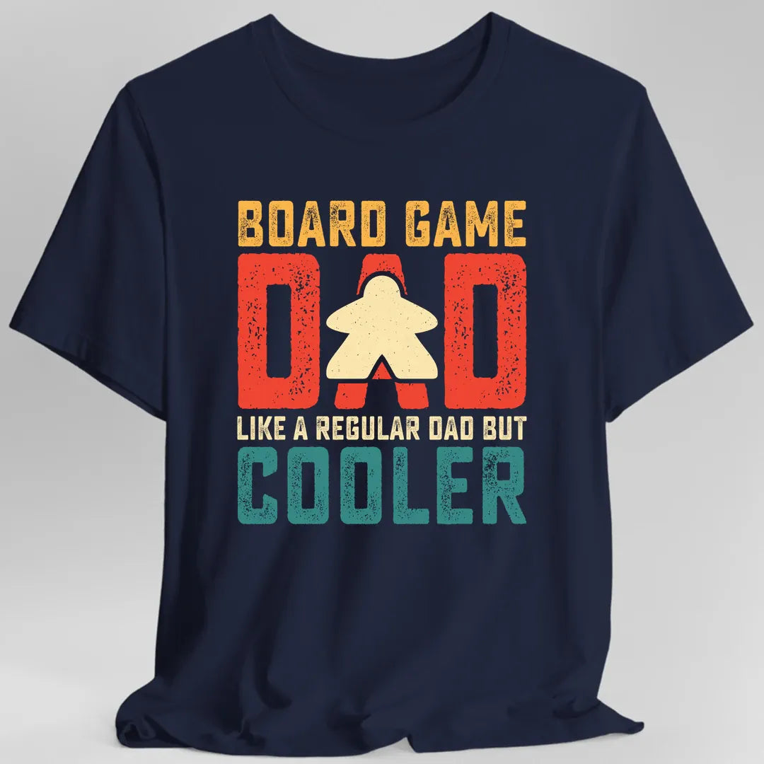 Printify T-Shirt Navy / S Board Game Dad Father's Day T-Shirt