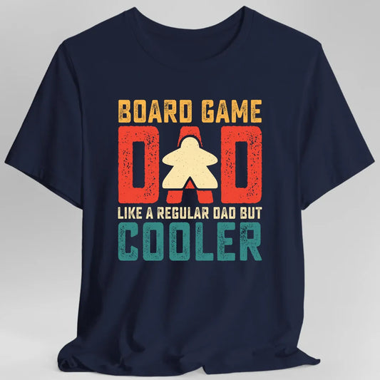 Printify T-Shirt Navy / S Board Game Dad Father's Day T-Shirt