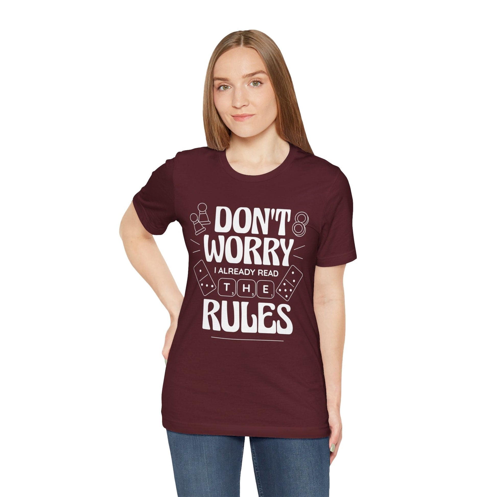 Printify T-Shirt Board Games T-shirt - I Read The Rules