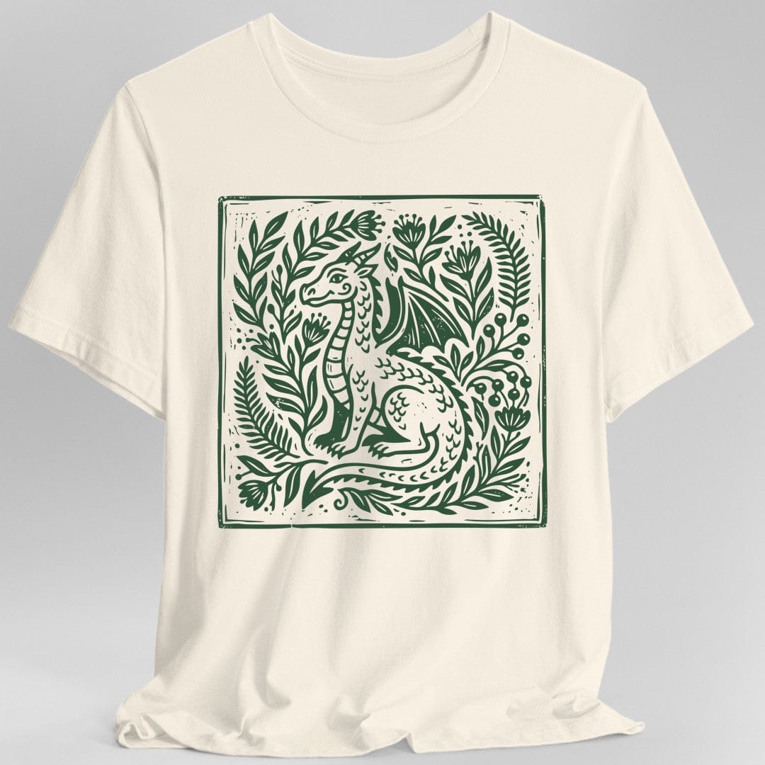 Printify T-Shirt Natural / S Boho Dragon