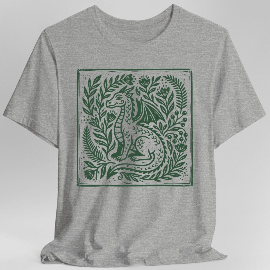 Printify T-Shirt Sport Grey / S Boho Dragon