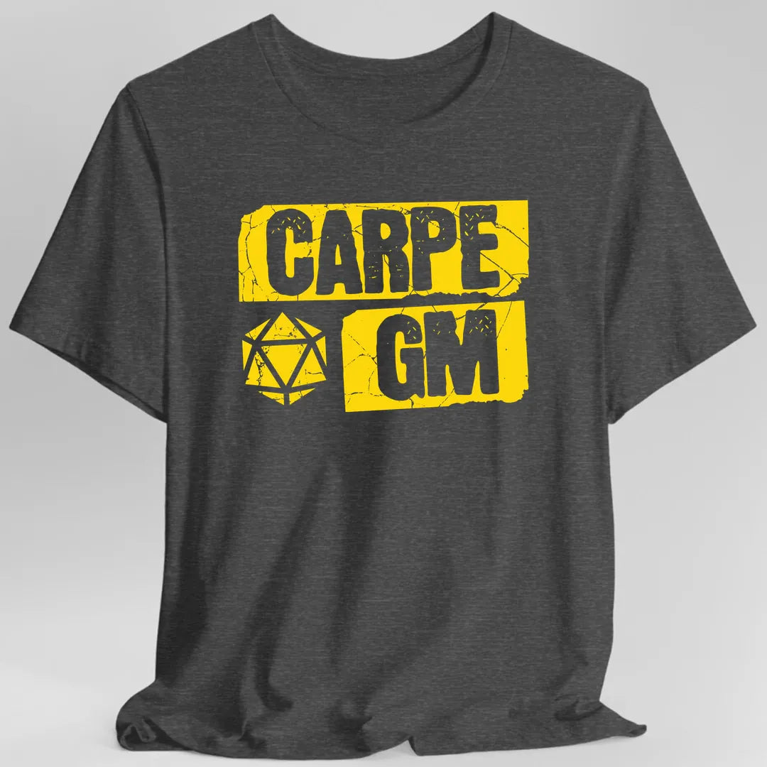 Printify T-Shirt Dark Heather Grey / S Carpe GM Game Master T-Shirt