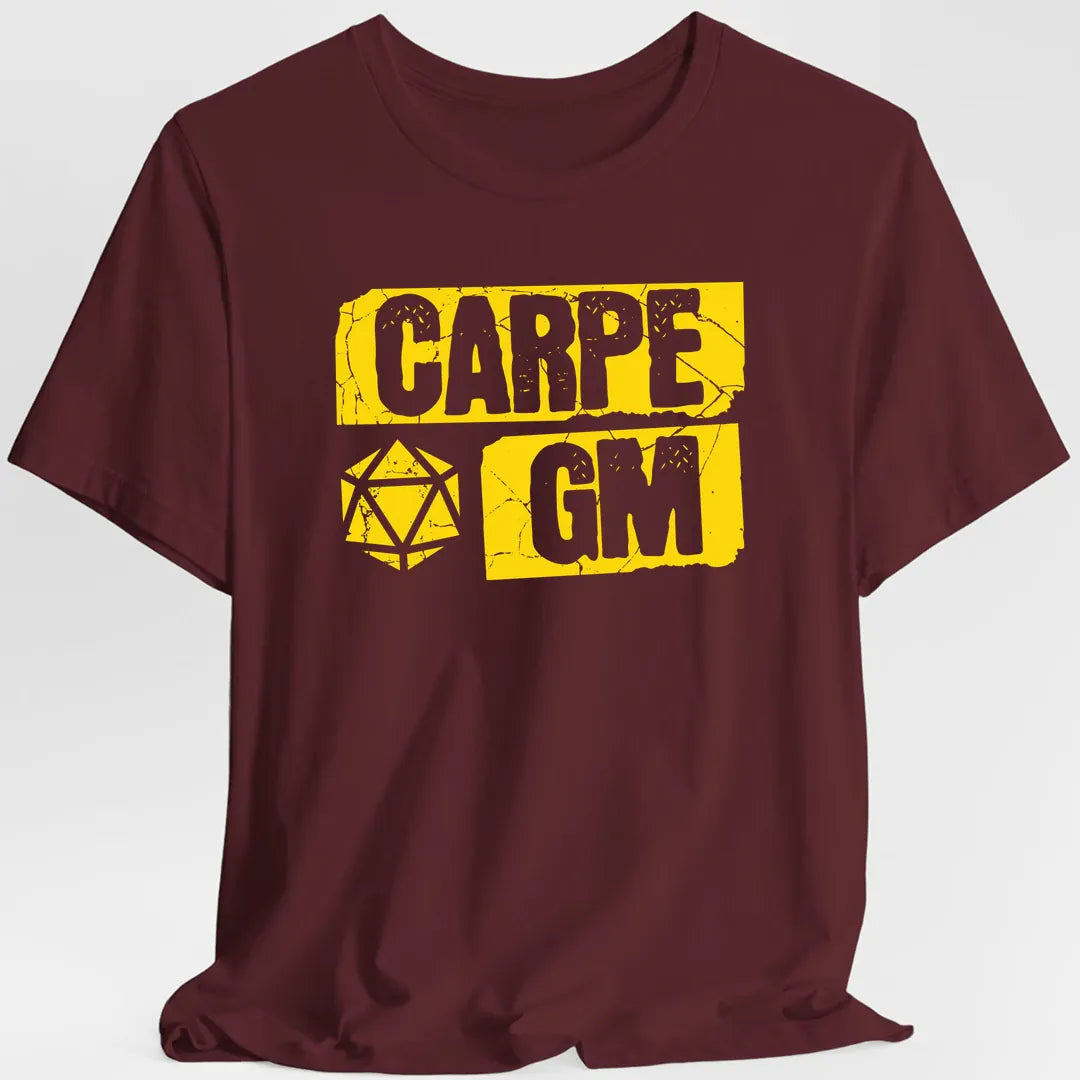 Printify T-Shirt Maroon / S Carpe GM Game Master T-Shirt