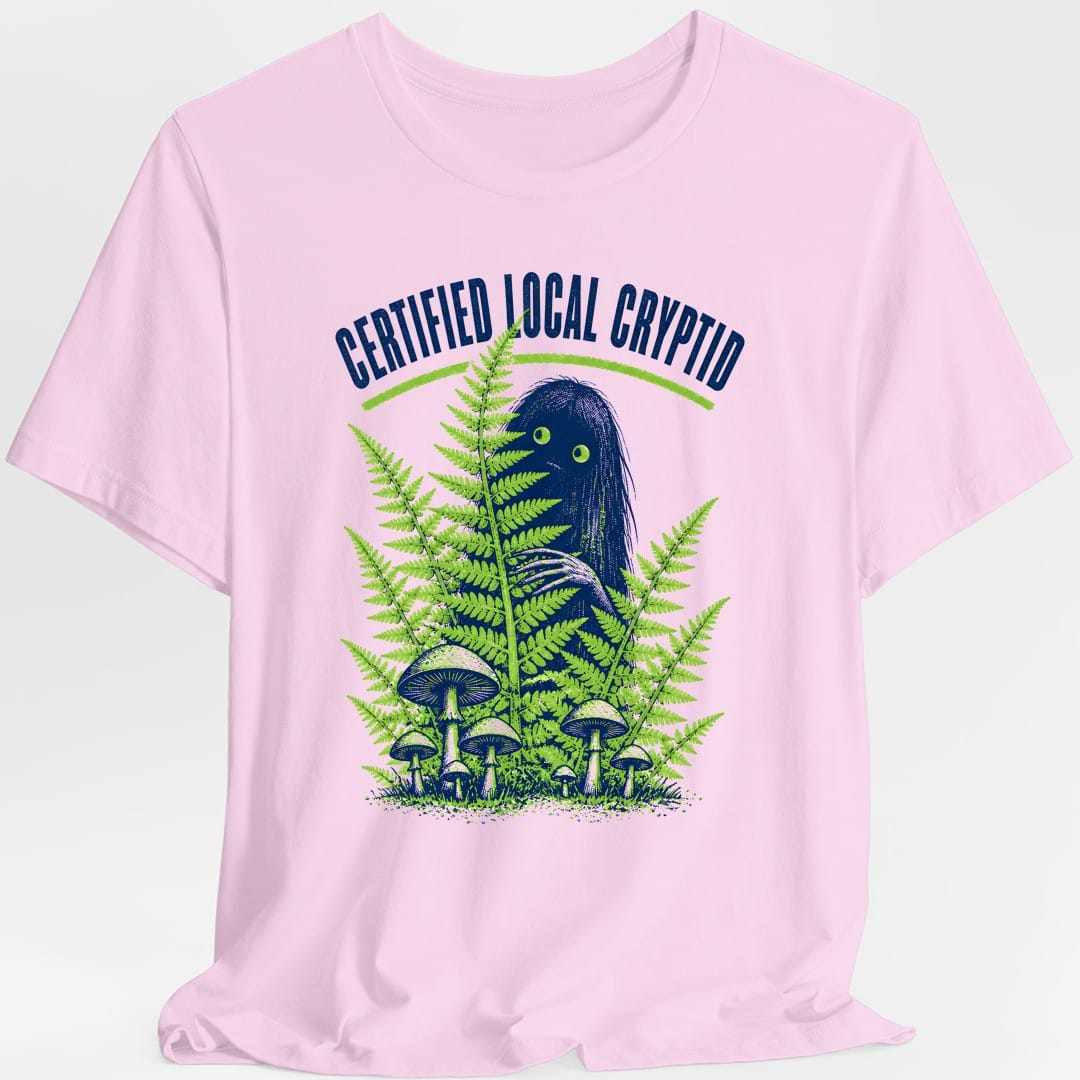 Printify T-Shirt Light Pink / S Certified Local Cryptid Riso T-Shirt