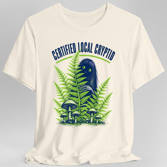Printify T-Shirt Natural / S Certified Local Cryptid Riso T-Shirt